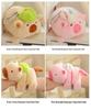 Snotty Bear Capybara Plush Toy: Cute Baseball Cap Keychain with Snap Bracelet