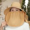 Adjustable Sunshade Shawl Cap Face Cover Neck Protection Cap Portable Picking Tea Hat  Travel