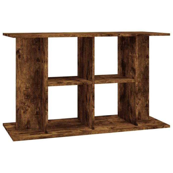 VidaXL Support pour aquarium chêne fumé 100x40x60 cm bois d'ingénierie 833588