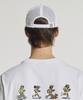 Nyuballanseu Nbgdgf2202 / Frozen Mesh Structure Ball Cap (White)