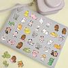 60 PC Cartoon Stickers Cute Creative Decoration Notebook Stationery Ledger DIY Stickers