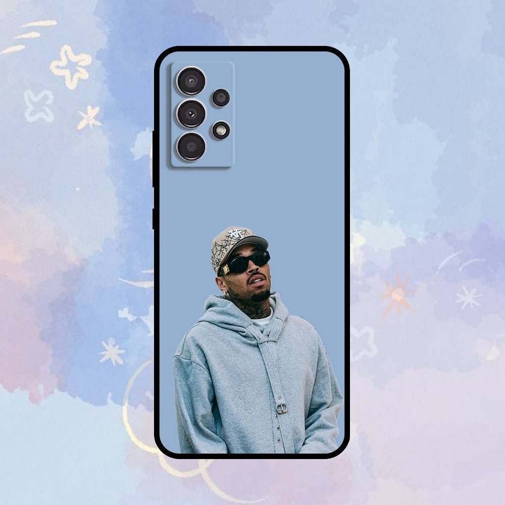 

AAA C-Chris Brown 11 Phone Case For Samsung Galaxy A73,A72,A71,A70,A53,A52,A51,Others Soft Black Cover Samsung a71 5g