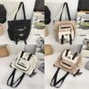 Streetwear Canvas Shoulder Bag For Men With Multiple Pockets For Daily Use