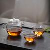 150ml/5oz Mini Clear Glass Teapot High Borosilicate For Hot Beverages Teapot For One Person Use Kung Fu Tea For Home Office Cafe