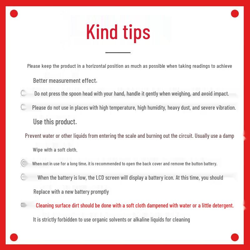 Baijie Digital Mätsskedsvåg