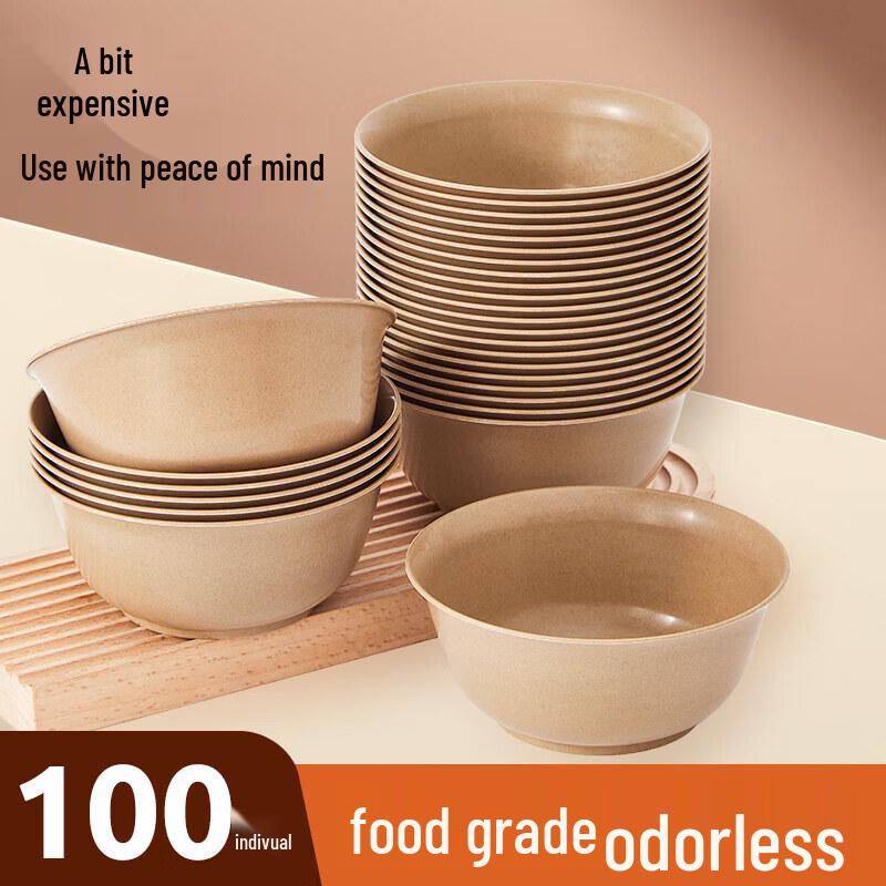 Rice Husk Disposable Picnic Dining Set