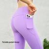 2025 Cloud Feel High Waist Yoga Pants for Women: Brushed Fabric, No Visible Lines, Pocket Design, Peach Lift, Full Length