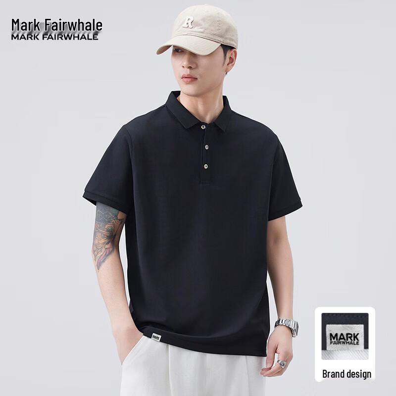 Mark Fairwhale Men's Silk Cool-Touch Loose Fit Polo Shirt