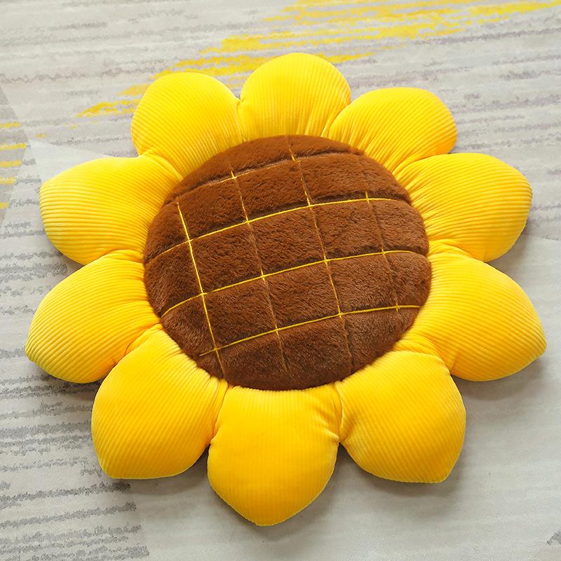 40/50/68cm Entzückende Pflanzen Kissen Gefüllt Weich Sonnenblume Sakura Gänseblümchen Blumen Sitzkissen Requisiten Sofa Heimdekoration Geschenke