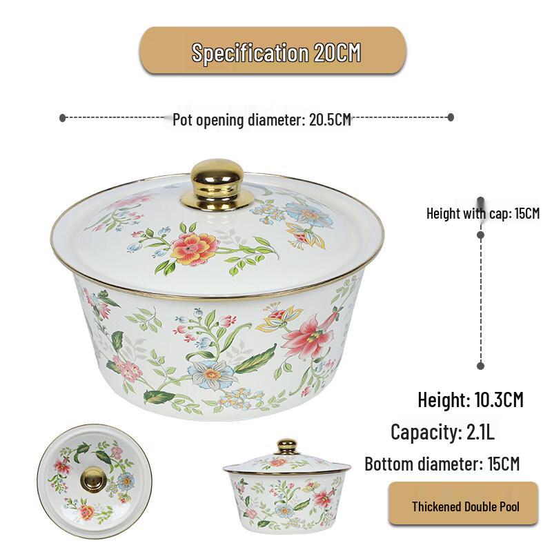 

Classic Enamel Multipurpose Basin with Lid