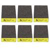 Reusable 4 Side Sanding Block 6Pcs Multiple Surfaces Grit Sander Sponge for Wood Polish Rust Removal Crafting