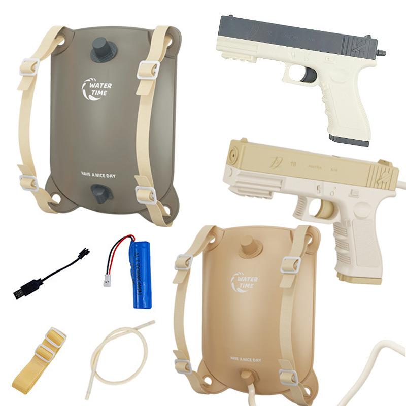 Children'S Electric Continuous Hair Glock Water Toy Water Bag Backpack Water Large Capacity Summer Water Fight Water Spray