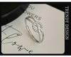 Adjustable S925 Silver Luxury Full Diamond Cross Ring for Women’s Index Finger