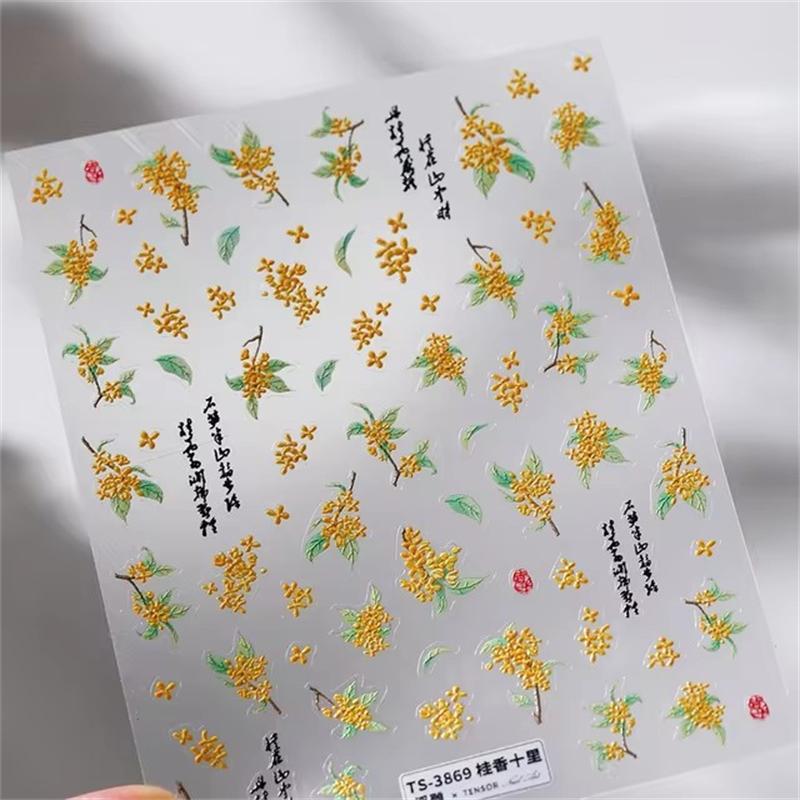 1PCS French Jelly Nail Stickers Dreamy Bubble Meteor Butterfly Star Moon Self Adhesive Stickers For Nail DIY Nail Art Decoration