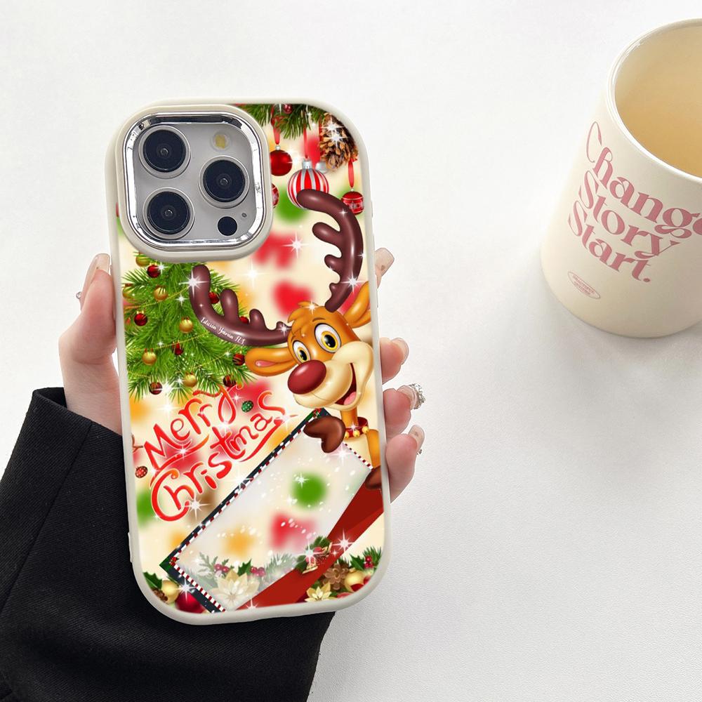 N107 Happy New Year Christmas art Soft Phone Cases для Samsung S24 S23 Plus A15 A35 A54 — фото 13
