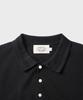 AMFEAST (100% Cotton) Essential Polo Half Knit Black