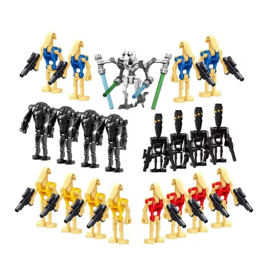 Children's Building Block Toy: Multi-Model Assembly Set of Combat Robot Soldiers – Educational Gift