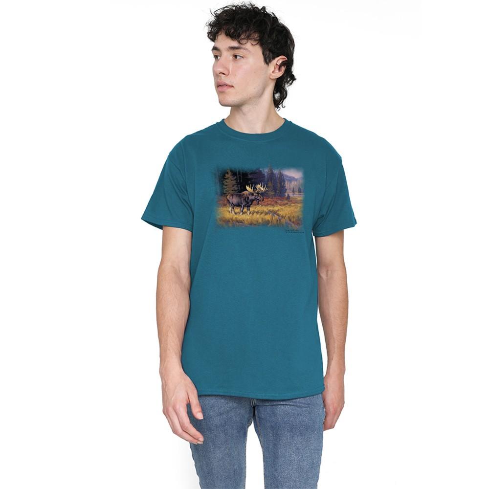 Wildlife October Moose T-Shirt S-3XL Slate S