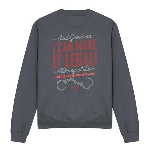 Breaking Bad Unisex Adult Make It Legal Sweatshirt