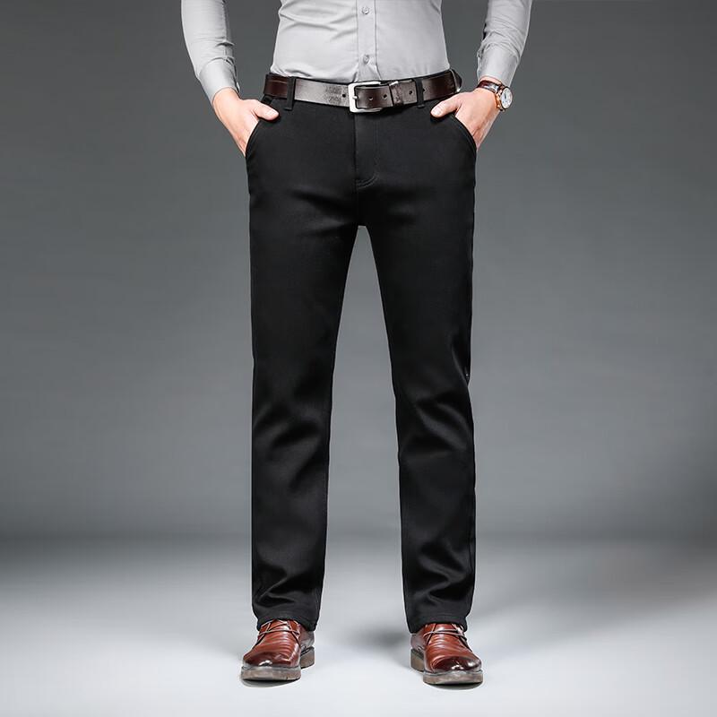 

Men s Cotton Blend Stretch Straight Leg Jeans 35