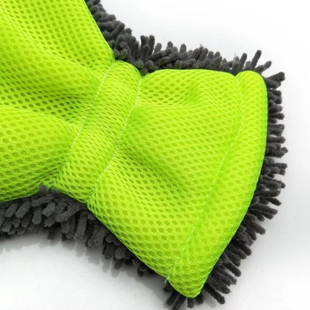 Microfiber Car Washing Gloves Cleaning Tool Car Detailing Dust Removal Mitts 5-Finger Wash Glove for Car Home Effective Clean