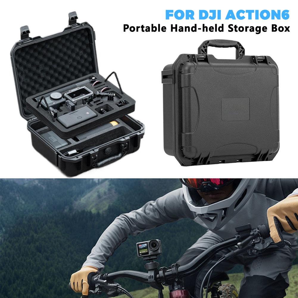 For DJI Action 6 Camera Moisture-proof Storage Box Pressure Resistant Anti Drop Explosion-proof Portable Accessories