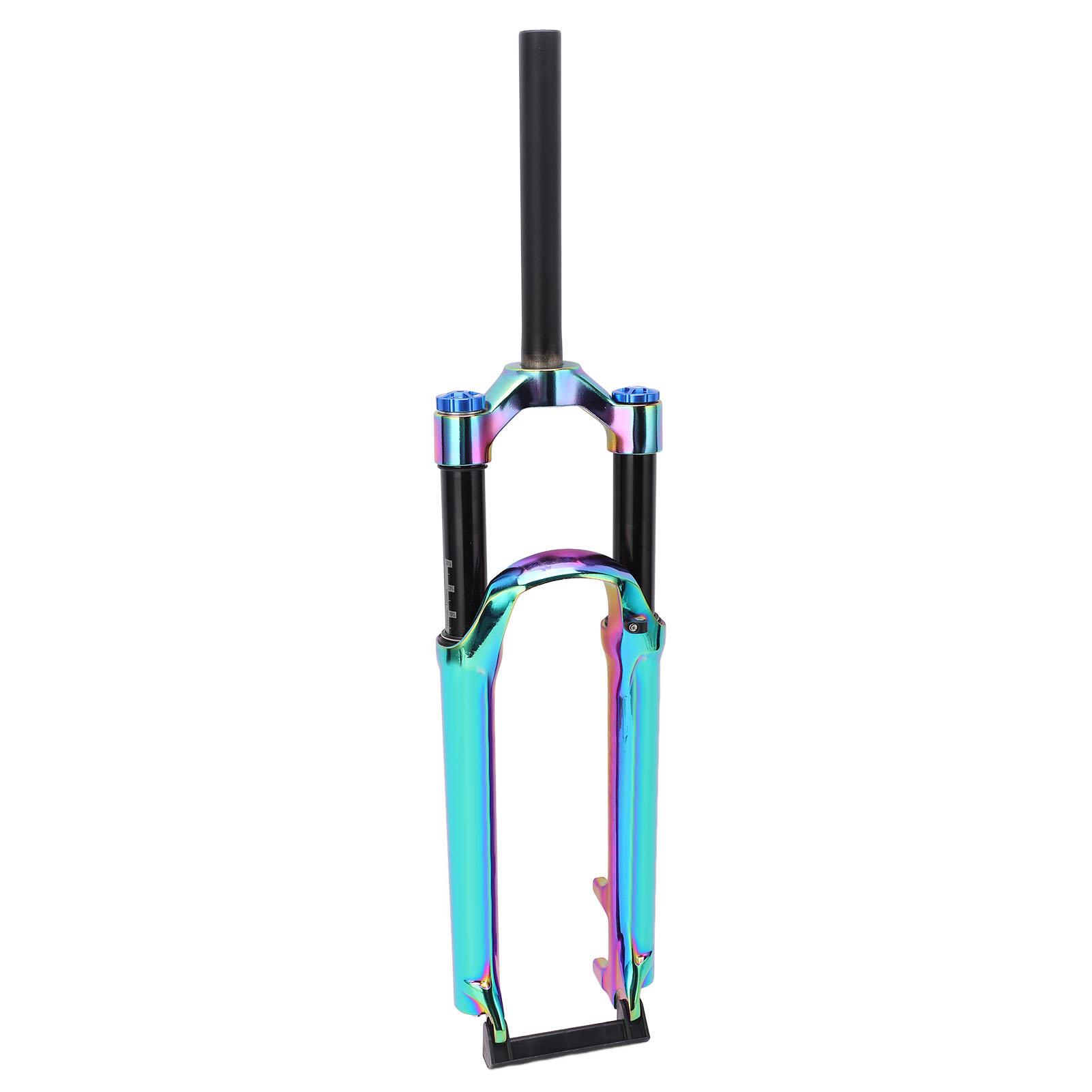 

Внедорожная велосипедная амортизационная вилка Велосипедная пневматическая передняя вилка Пневматическая вилка из алюминиевого сплава для 27,5 дюймов