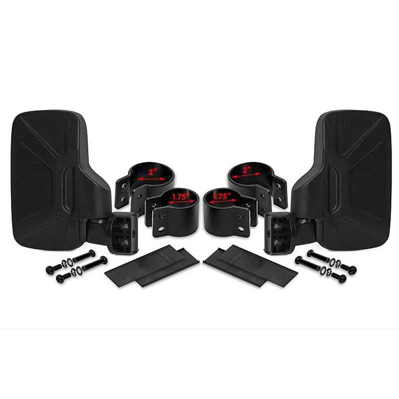 UTV Modifizierter Rückspiegel UTV Universal 1,75-2 Zoll Seite und 1,5/1,75/2 Zoll Mitte Rückspiegel