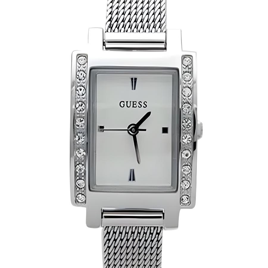 Guess Women's Quartz Stainless Steel Three-Hand Watch Stainless Steel Case/Crystal Mirror W0953L1