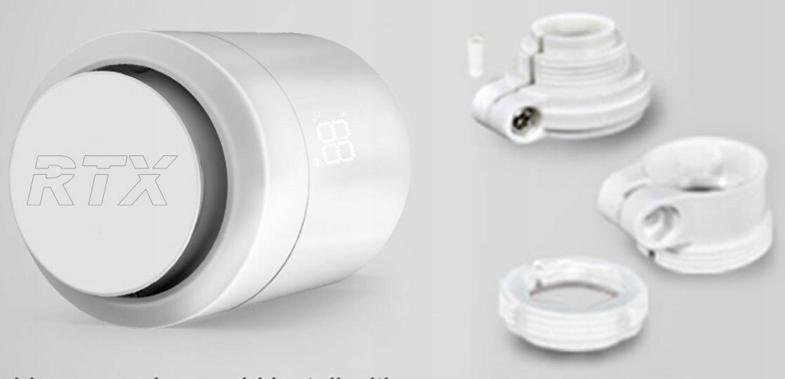 4x RTX Thermostat Head + ZigBee LAN Gateway TUYA SET4