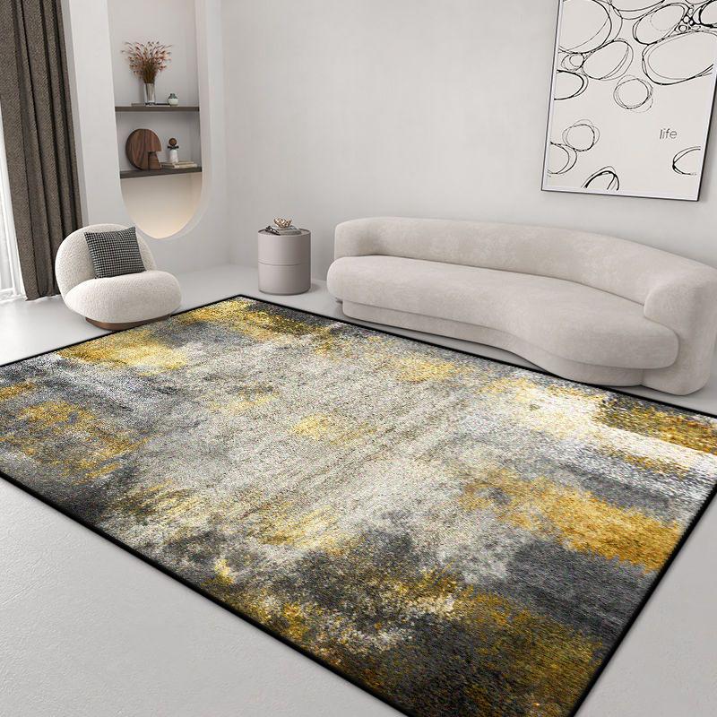 Nordic Abstract Style Carpets for Living Room Ink Wash Modern Decoration Bedroom Non-slip Rug Lounge Coffee Tables Washable Mat