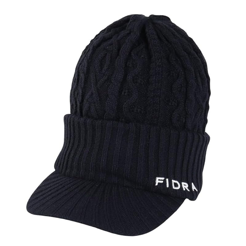 

[Fidra] Golf winter hat FD knit hat with brim men s NVY