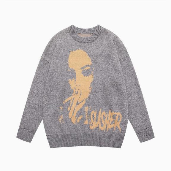 Women's Versatile Round Neck Knit Sweater - Loose Fit, Autumn/Winter 2026 Collection