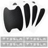 Car Door Sticker Carbon Fiber Scratches Auto Handle Protection Film For Tesla Model 3 Model X S 2016-2023  Model Y Decals TM3 TMX