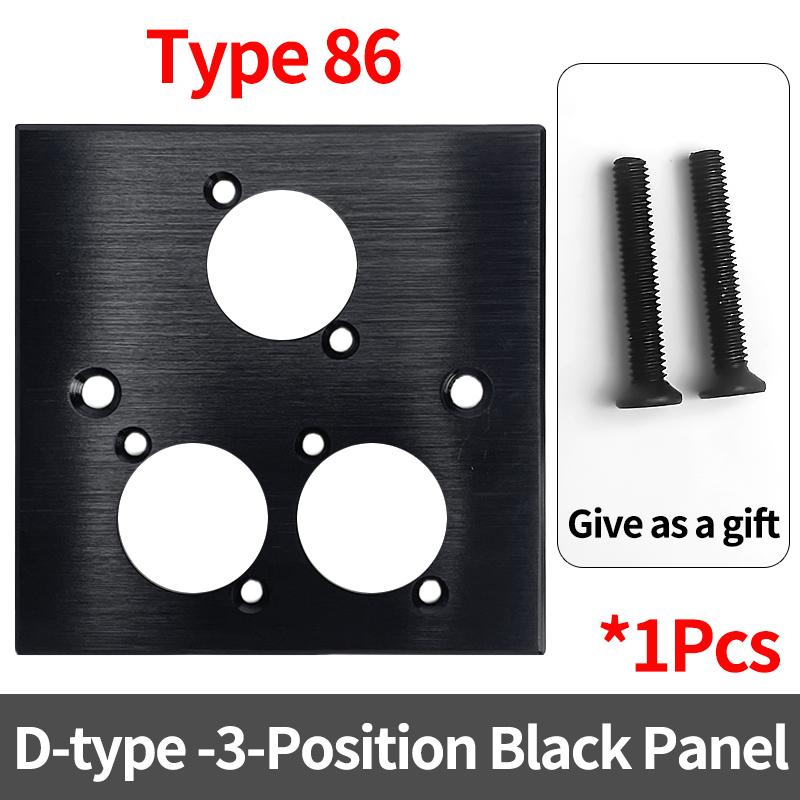 D-Type Panel Mount RJ45 Socket – CAT5e / CAT6 Ethernet Network Connector for Industrial Enclosure, Server Rack & Wall Box Wiring