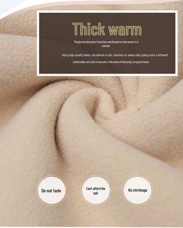 Lambswool Faux Fur Lined Loose Fit Mid-Length Women's Winter Coat, 2025 Autumn/Winter Collection