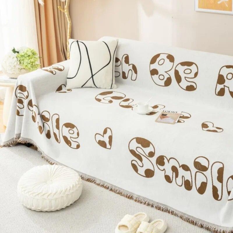 Funda Sofas Ajustables Simle Sofa Cover Mat Throw Blanket Living Room Sofa Couple Position Modern Throw Camping Picnic Blanket