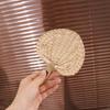 Home Decoration Palm-Leaf Fan Natural Straw Fan Vintage Rattan Fan  Summer