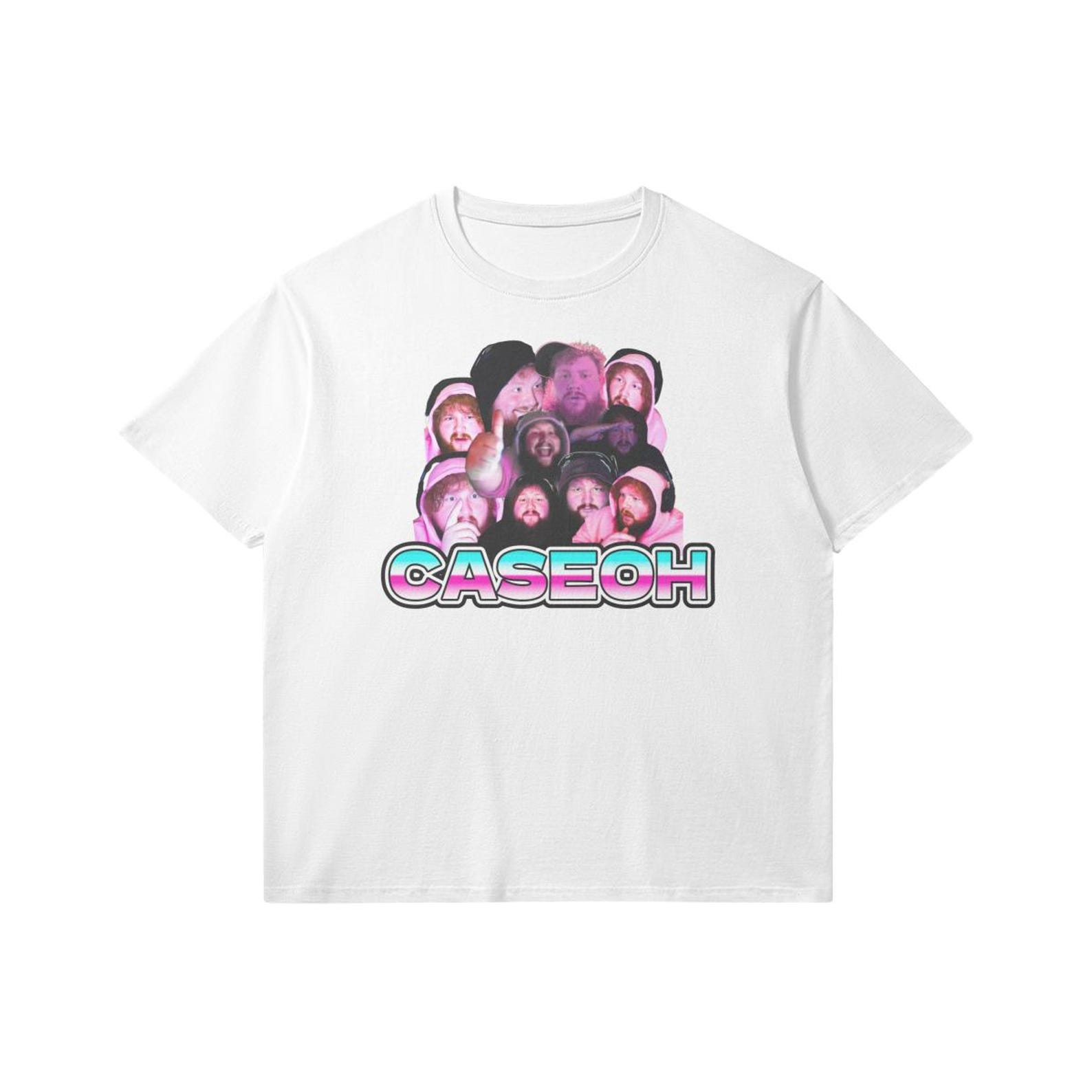 Basic Fit - Caseoh Twitch Streamer Face Graphic T-shirt 3XL