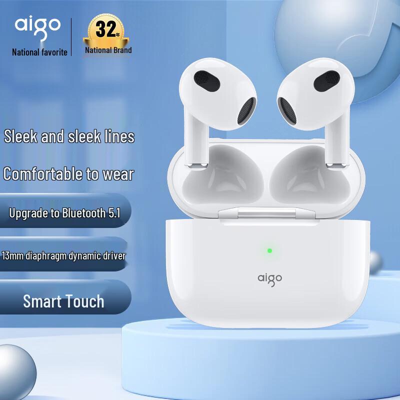 

aigo T60 True Wireless Bluetooth Earbuds