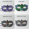 Pvc Glitter Mini Mask With Semihandmade Craft For Halloween Costumes And Parties