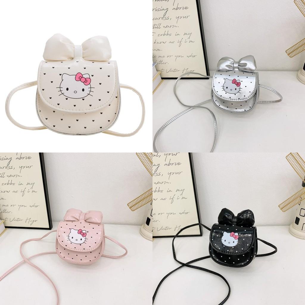 Hello Kitty Children Cartoon Shoulder Bag With Durable Stitching For School