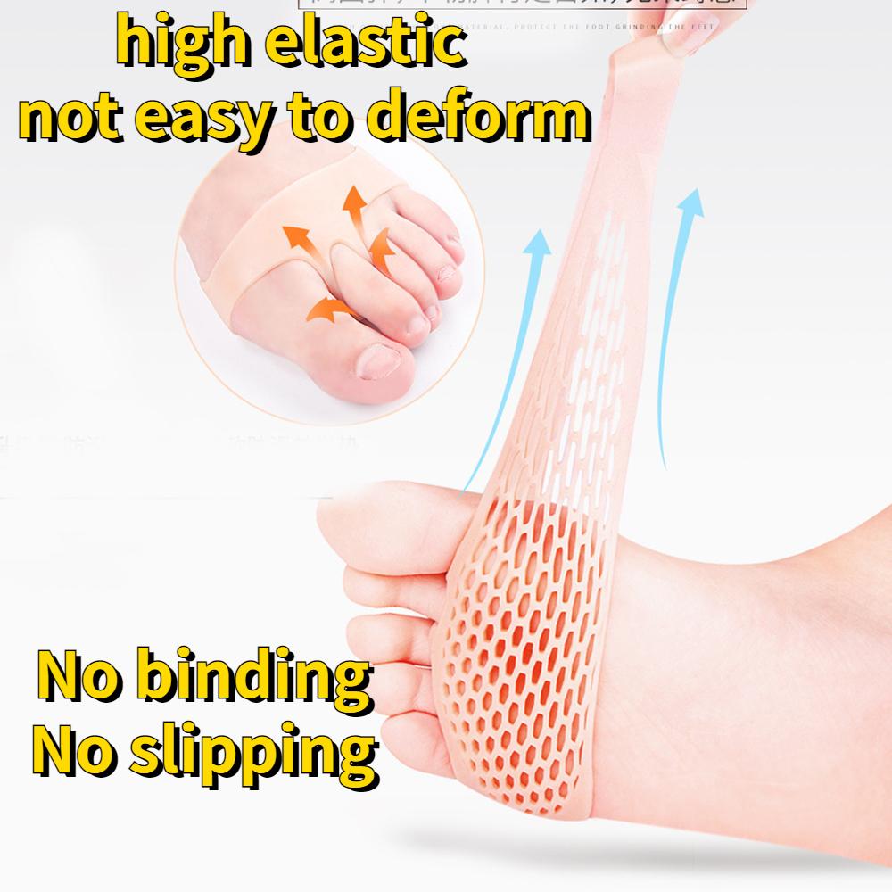 Silicone Foot Care Forefoot Cushion Pain Prevention Insole Women High Heel Shoes Foot Blister Toes Insert Pain Relief Pads Cover