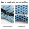 For Memory Foam Car Headrest Pillow 4D Mesh Comfort Breathable Fabric Car Seat Neck Pillow