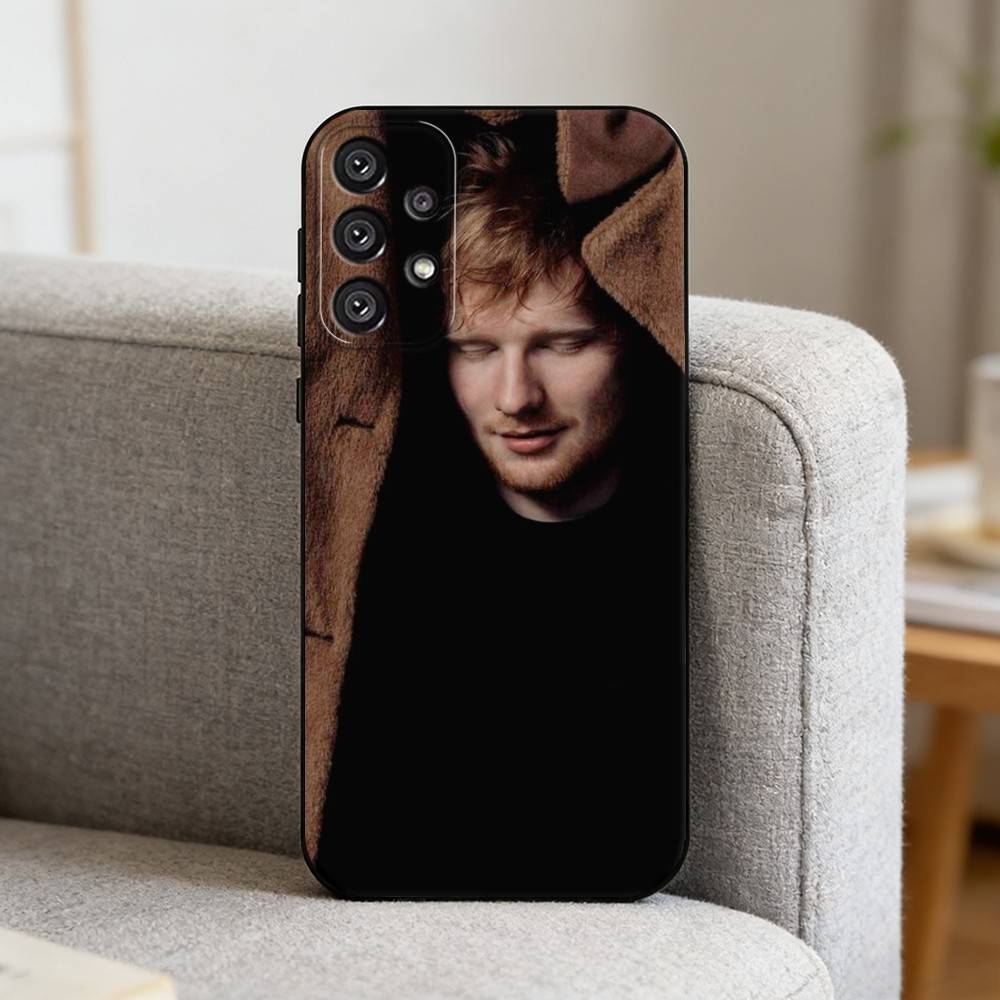 S-Singer E-Ed Sheeran Phone Case For Samsung S25,S24,S21,S22,S23,S30,Ultra,S20,Plus,Fe,Note,10,9,5G Black Cover