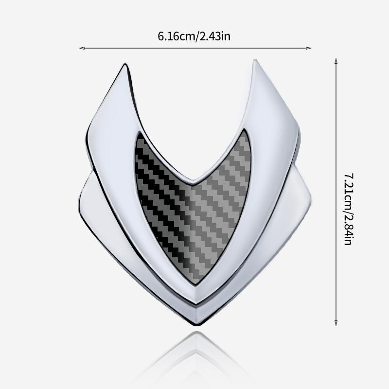 3D Stereoscopic Stainless Steel Alloy Car Logo Sticker for General Motors Electric Motorcycle