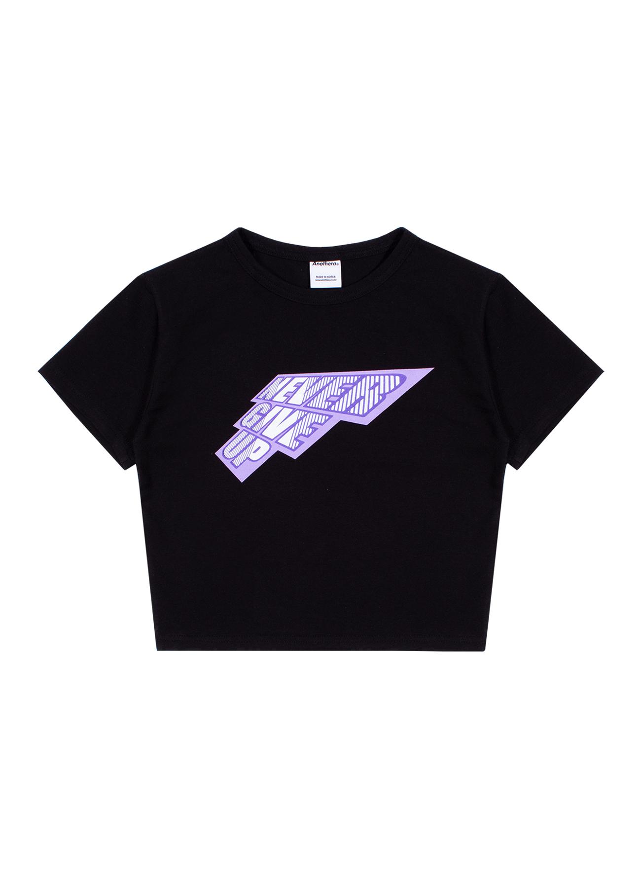 Another A Lettering Crop Top Red/One