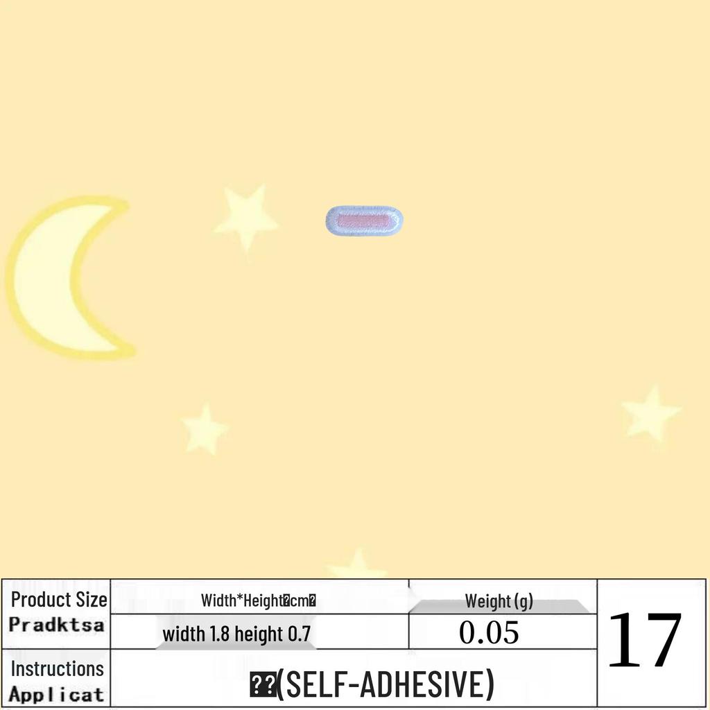 Korean Style Embroidered Iron-on Patch for Hats and Bags