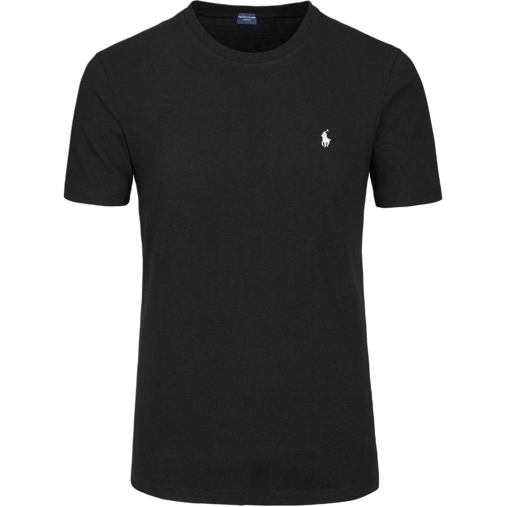 Polo Ralph Lauren Animal Logo Pattern Solid Color Cotton Crew Neck Short Sleeve T-Shirt Men T-Shirts 714844756-006