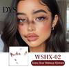 Sensitive Skin Safe Tattoos Halloween Temporary Face Tattoos, Realistic Scary Makeup Stickers, Waterproof Water Transfer Skull Patterns Decals,